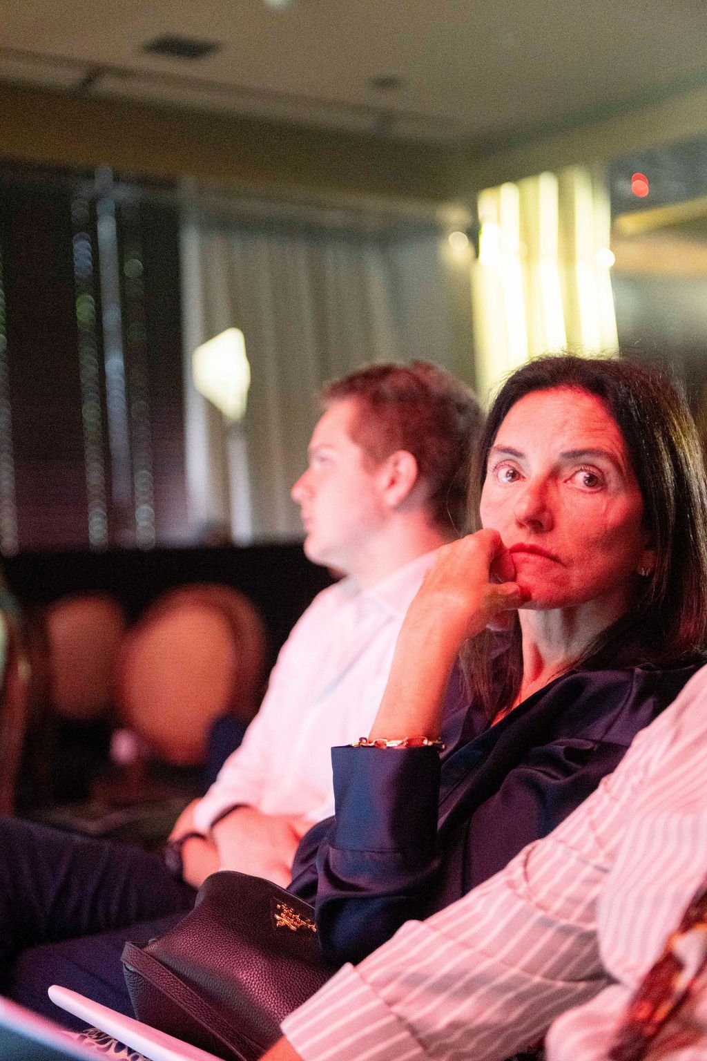 Momento de networking no evento